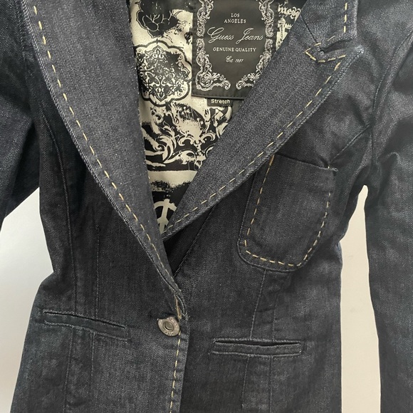 Guess denim blazer. - Picture 3 of 9